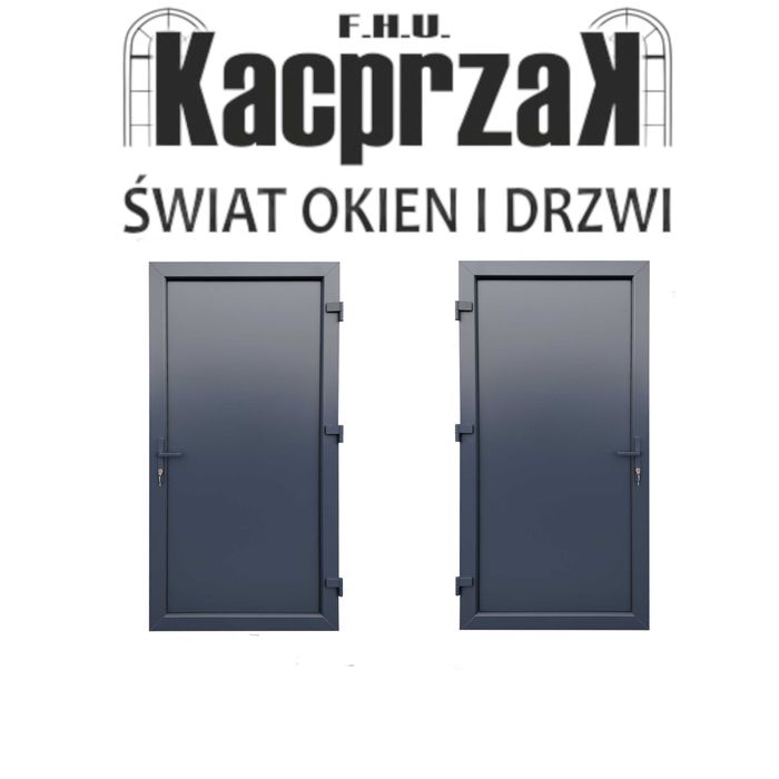 Drzwi Zewnętrzne 100x210 PCV KacprzaK  Antracyt Nowe PCV Lider OLX