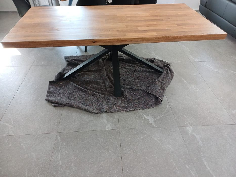 Stół dębowy loft