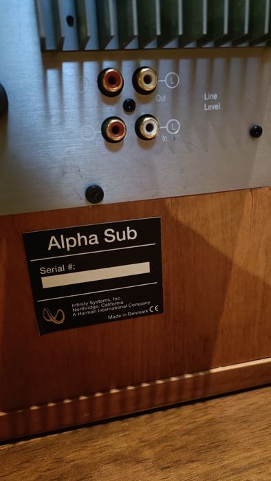 Сабвуфер Infinity Alpha Sub Стан технічно відмінний,: 4 100 грн ...