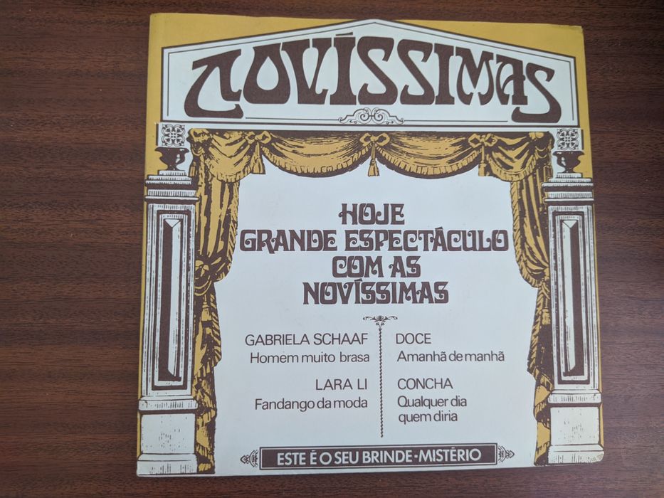 Various – Novissimas - Hoje Grande Espectáculo Com As Novissimas