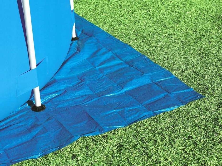Podłoga pod basen mata folia plandeka do ogrodu 335x335 BESTWAY