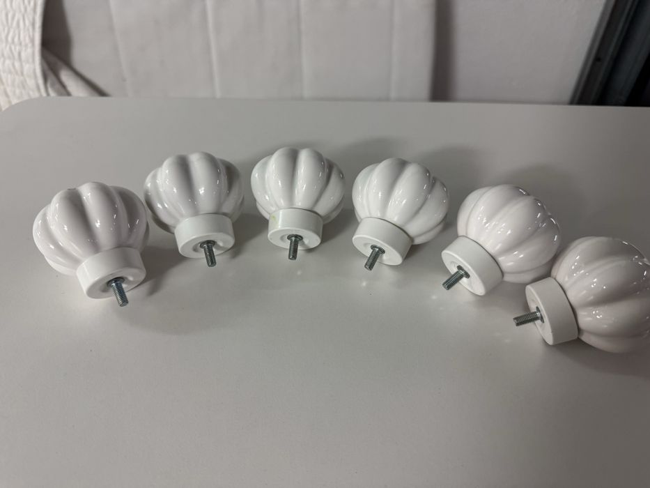 6 Puxadors Brancos