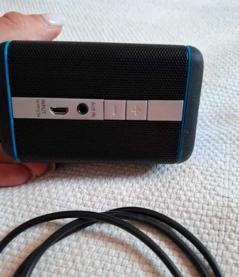 Głośnik Bluetooth Grundig z kablem przenośny kompaktowy mały czarny