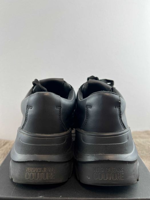Buty męskie czarne sneakersy versace jeans couture linea speed 42