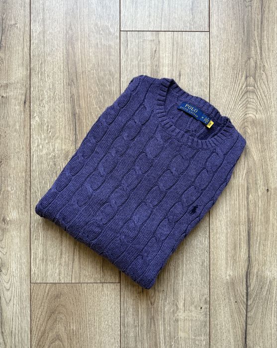 Sweter warkoczowy Ralph Lauren