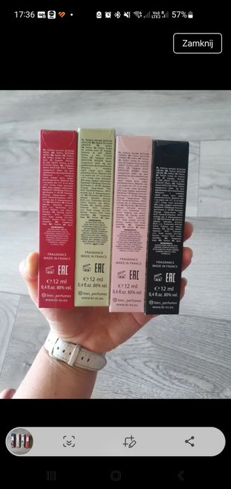 Małe perfumy damskie  4 szt