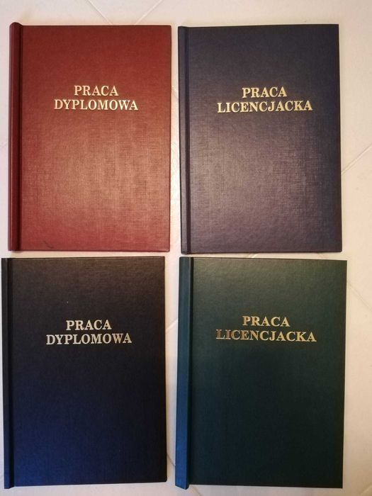 okładka kanałowa na pracę dyplomową 2 sztuki