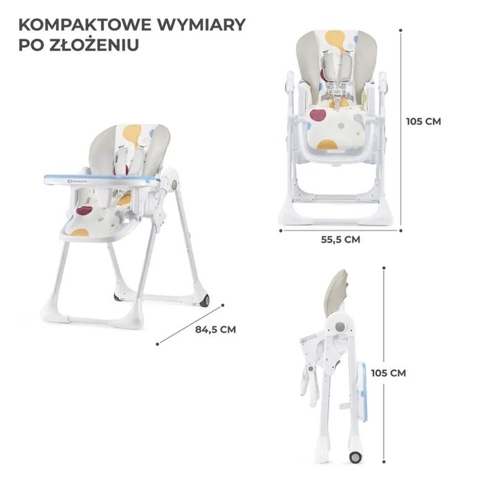 Krzesełko do karmienia Kinderkraft