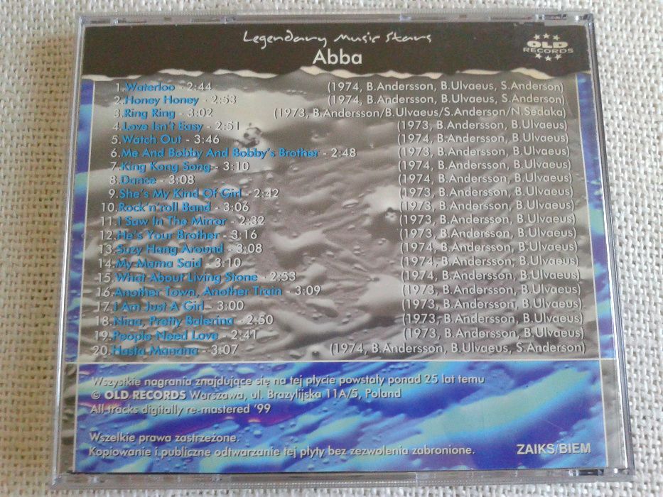 ABBA Greatest Hits CD