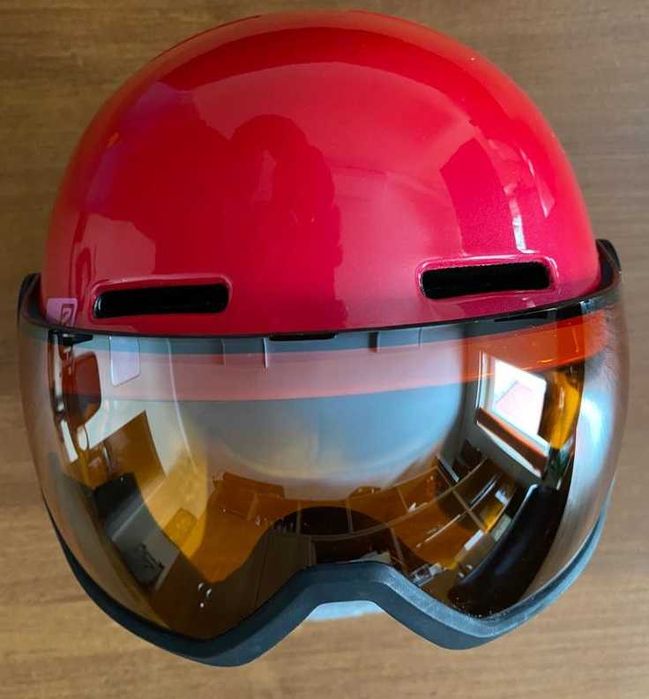 Kask narciarski dziecięcy Grom Visor Salomon Pink 53-56 cm