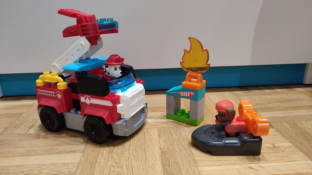 Klocki mega bloks wóz strażacki Marshall GYJ01 psi patrol