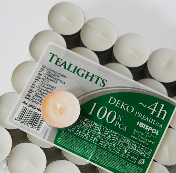 Свічки Bispol ( Poland ), 8 днів, 6 днів, 4 години горіння