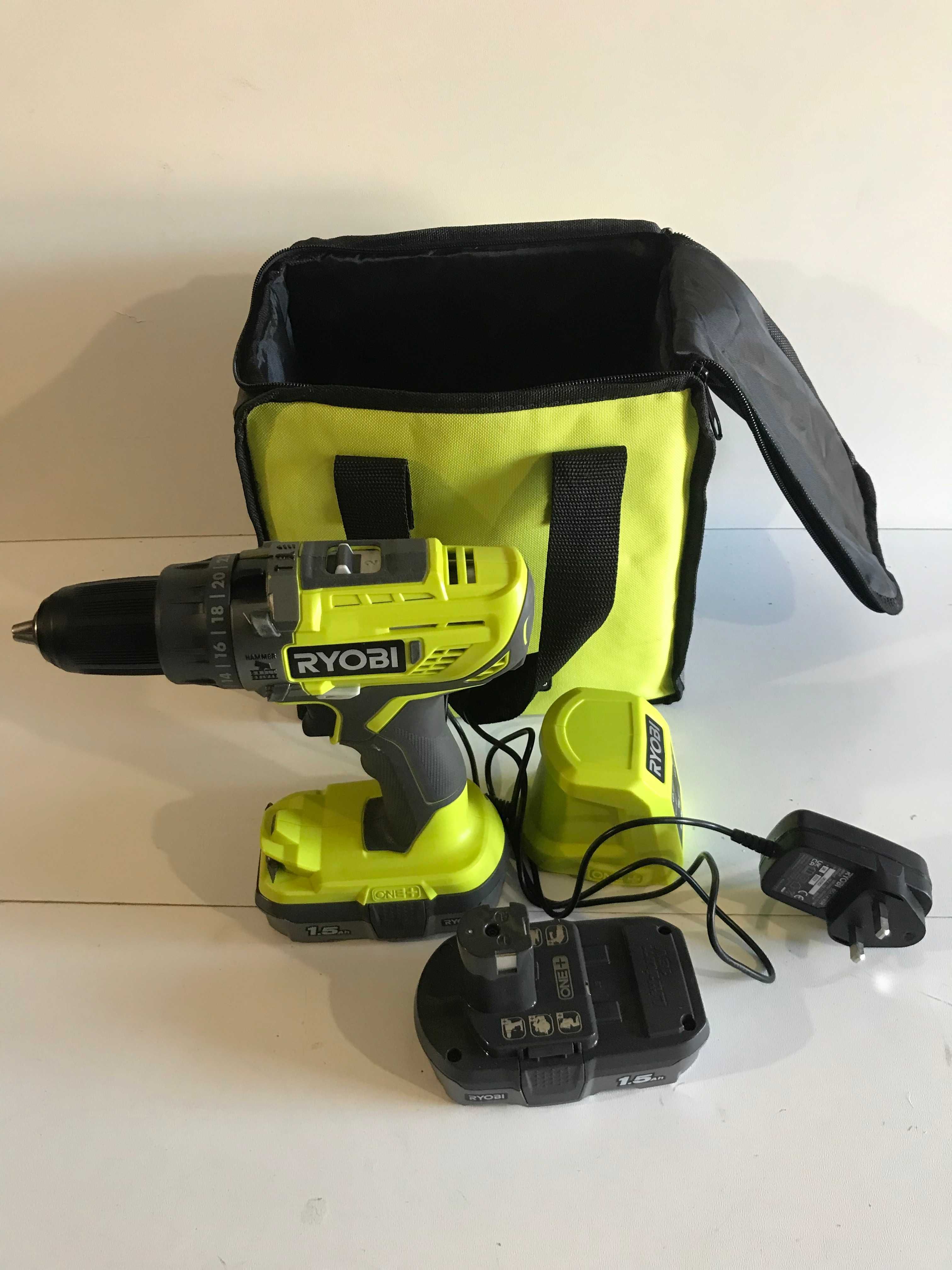 Шуруповерт Ryobi ONE+R18PD3 акумуляторний комбінований дриль з Англії ...
