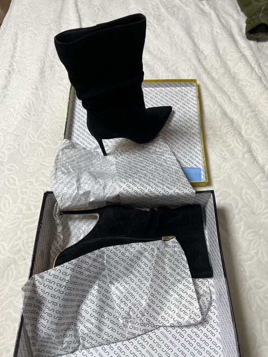 Получоботи натуральна замша