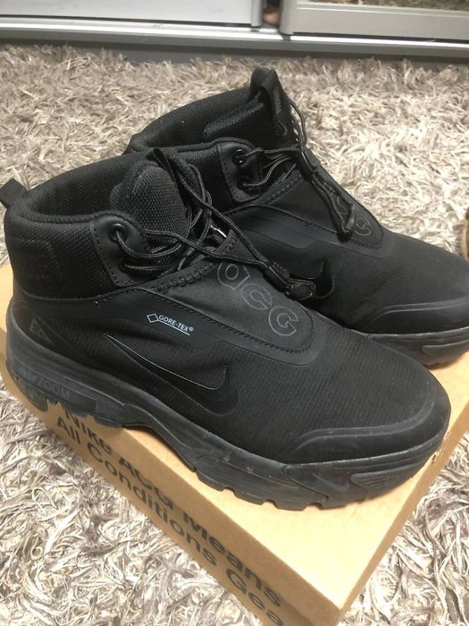черевики Nike ACG Air Zoom Gaiadome Gore-Tex Black.