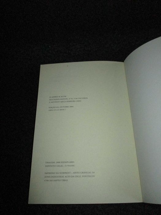 Livro Roma António Mega Ferreira