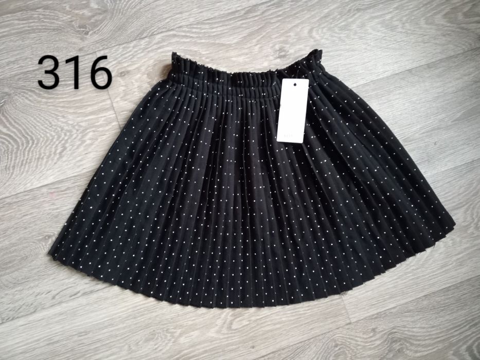 Spódnica 164 czarna blink