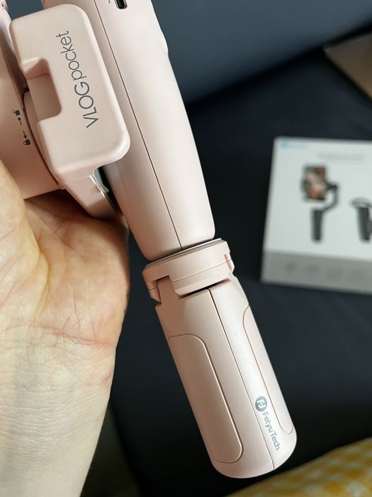 Gimbal FeiyuTech różowy pink statyw