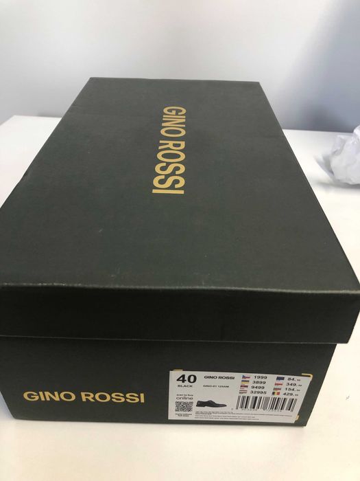 Buty Męskie GINO ROSSI Nowe, rozm. 40