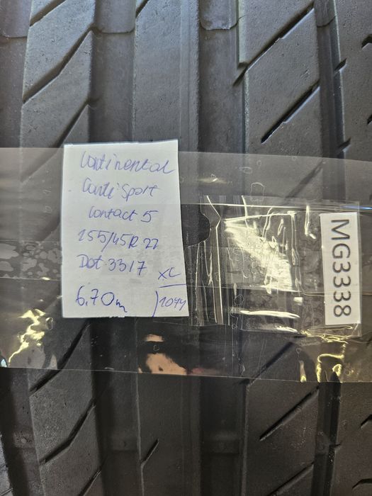 Continental 255/45 r22 ContiSportContact 5 /// 6,7mm!!! Wysyłka