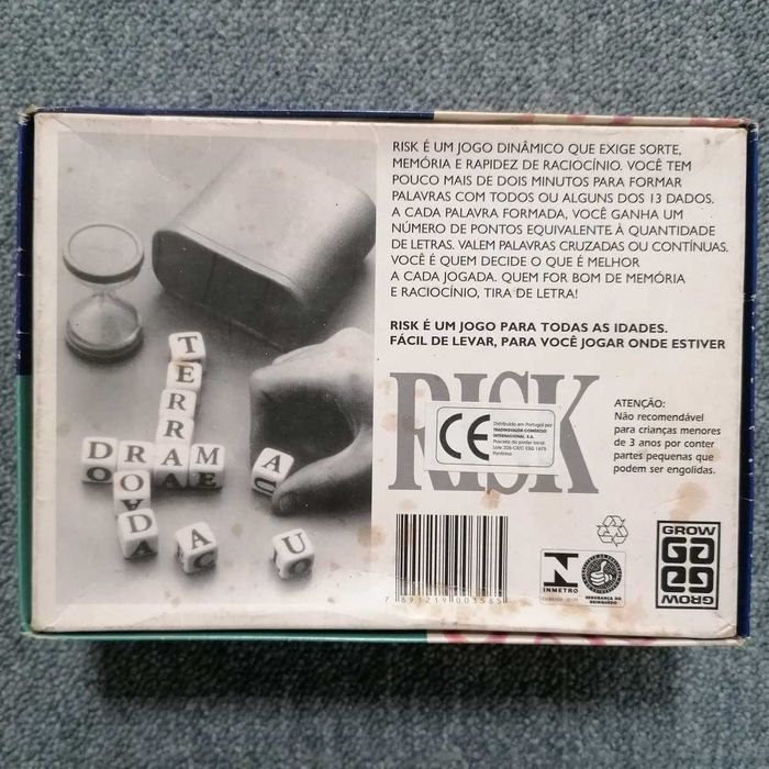 Risk - jogo de palavras com dados