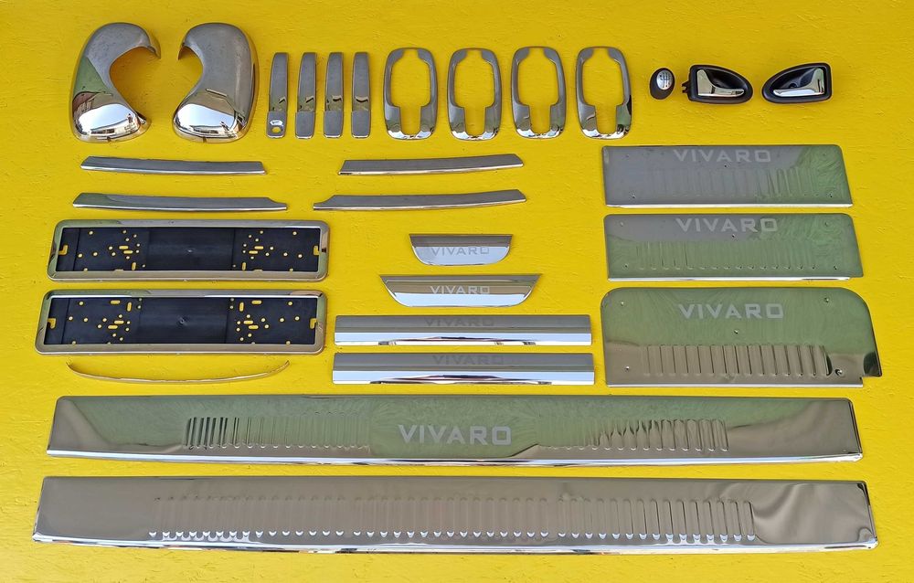 Ручка кпп (хром) на Opel Vivaro Renault Trafic Виваро Трафик 01-06р