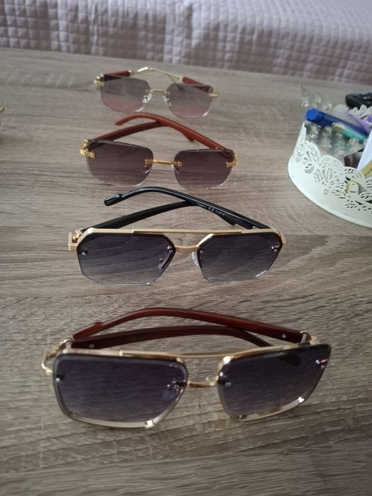 Okulary Carter złote cieniowane Gradient