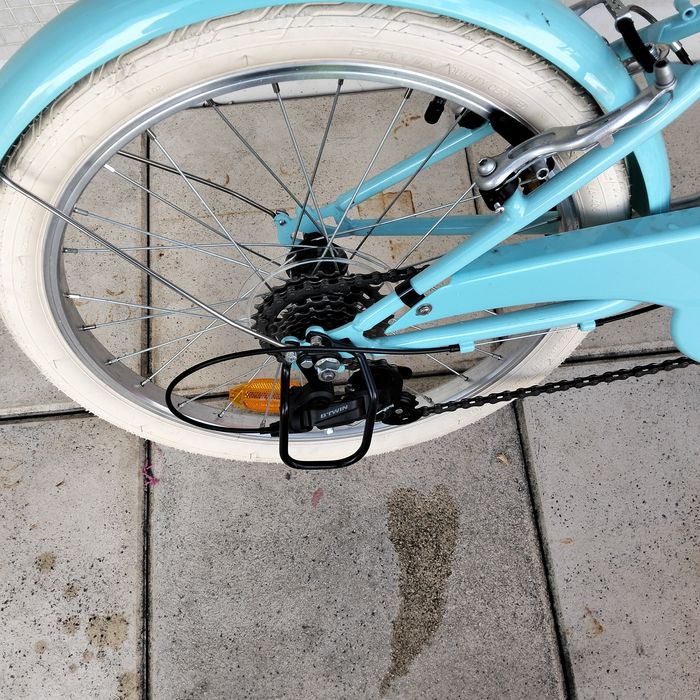 Bicicleta BTWIN Azul Celeste