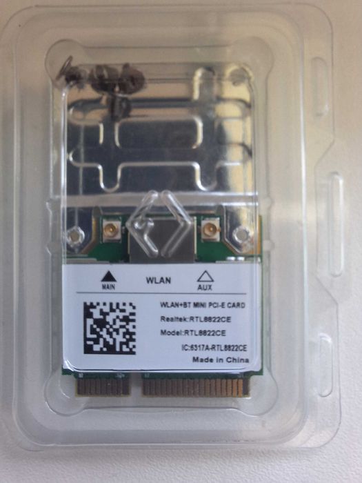 Wi-Fi 5 модуль DualBand+BT 5.1 Realtek RTL8822CE 5ГГц mini PCI-E