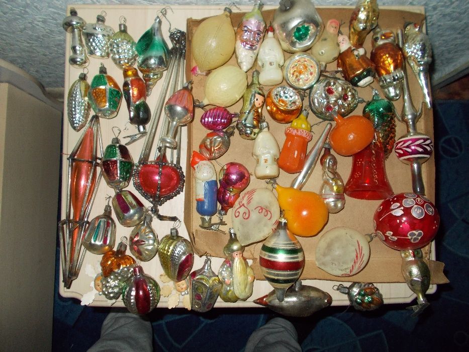 Старые елочные игрушки