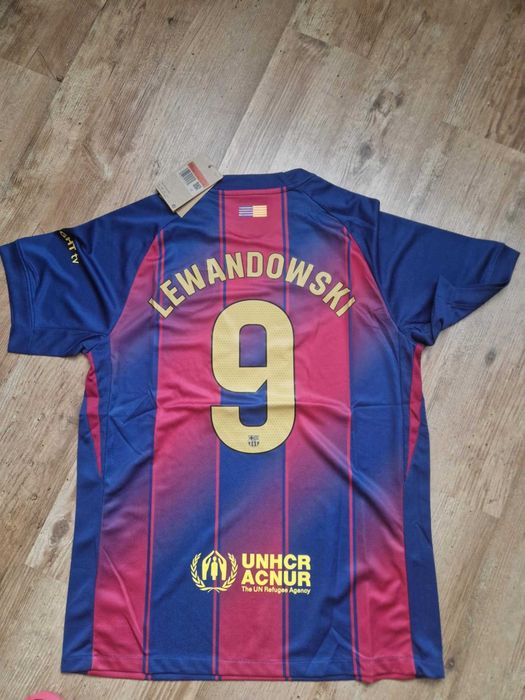 Koszulka domowa FC Barcelona Lewandowski na sezon 2025/26