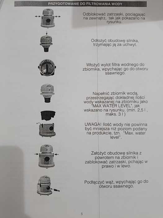 Odkurzacz piorący i czyszczący