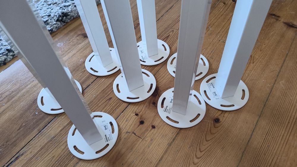 IKEA / 8 Pés para Secretária