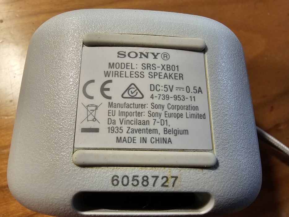 Coluna sony bluethoot