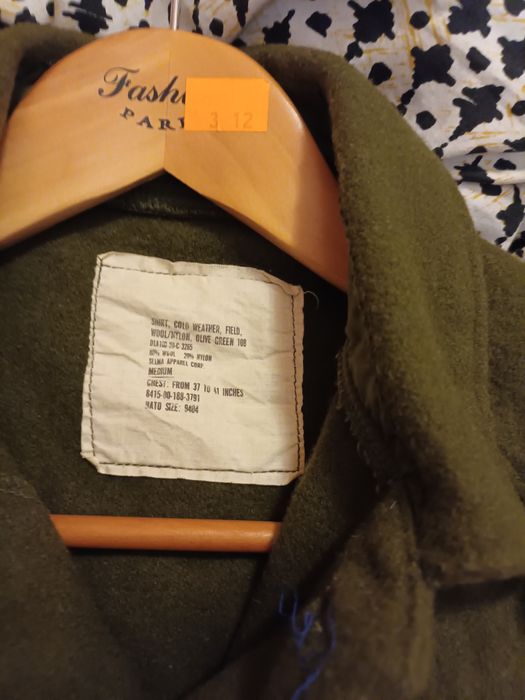 Рубашка M-1951 армии США Olive Green 108 Us Army милитари