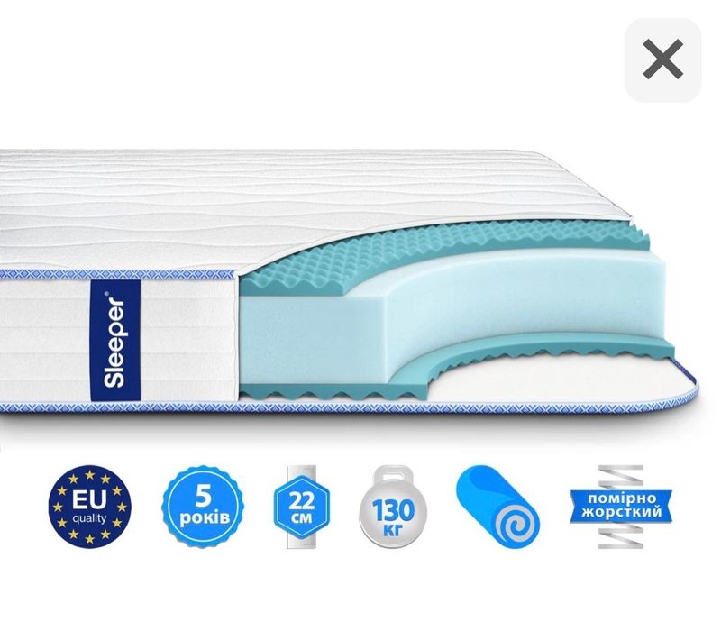 Матрац Sleeper GRAND 160x200 в ідеальному стані