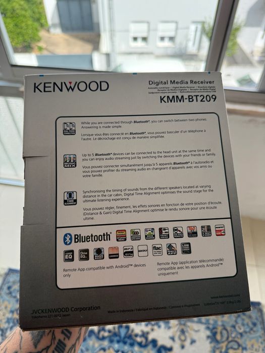 Rádio Bluetooth para carro