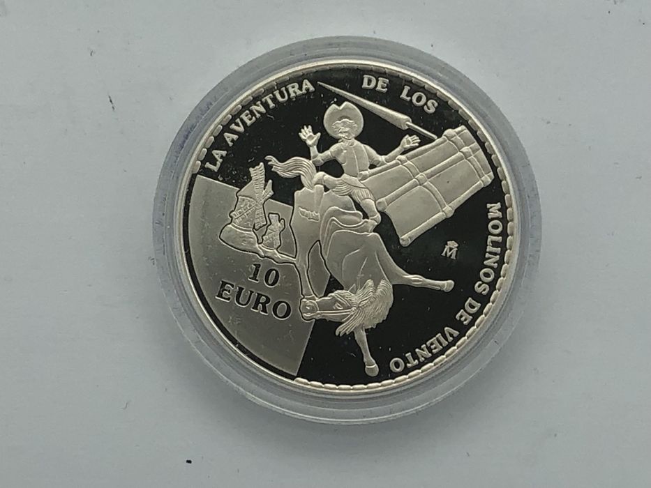срібна пам’ятна монета 10 євро «Дон Кіхот» Іспанія, 2005 р.