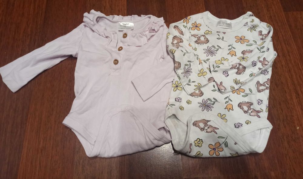 Body długi rękaw - r. 68 , 2pak