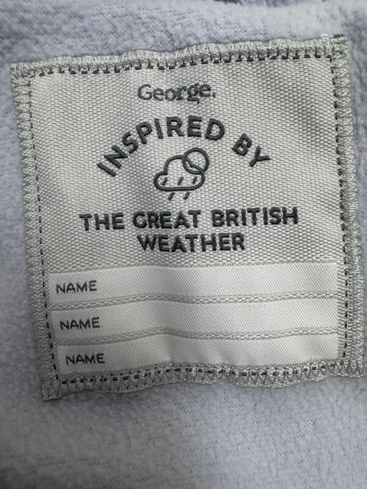 Демісезонна куртка худі George 9-12 міс з флісом зайчики для дівчинки