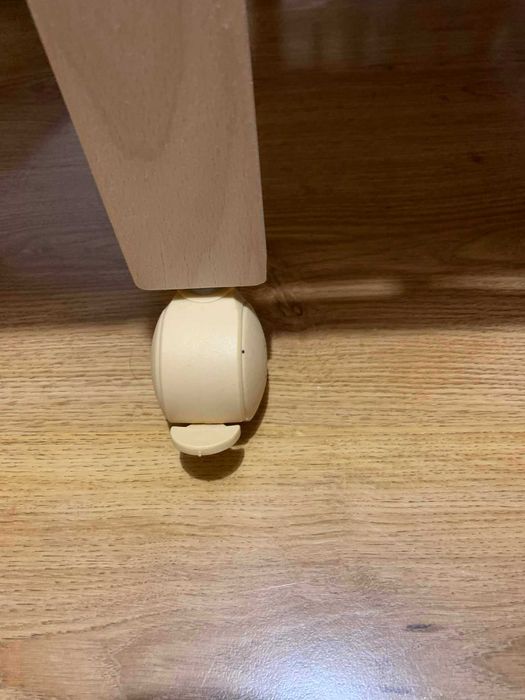 Łóżeczko dostawne 2w1 z materacem Naturalne Waldin