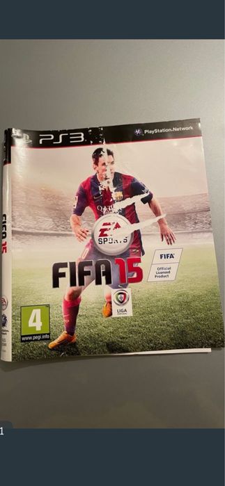 Prospeto caixa jogo Ps3 Fifa 15