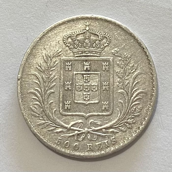 Moeda  601 - D LUIS I - 500 Reis 1863