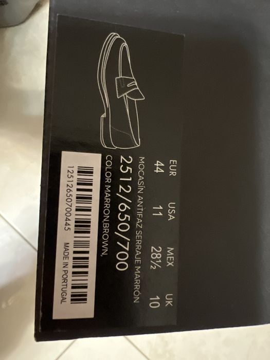 Massimo Dutti лофери 44-45(28.5см), туфлі, черевики чоловічі