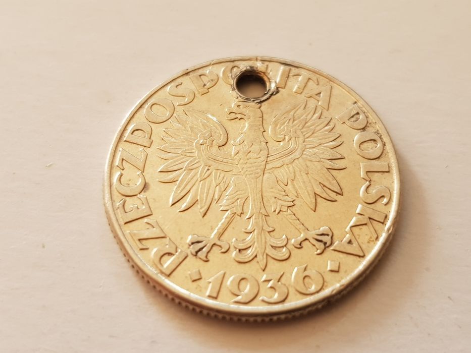 moneta srebrna 1936r. - 2zl żaglowiec