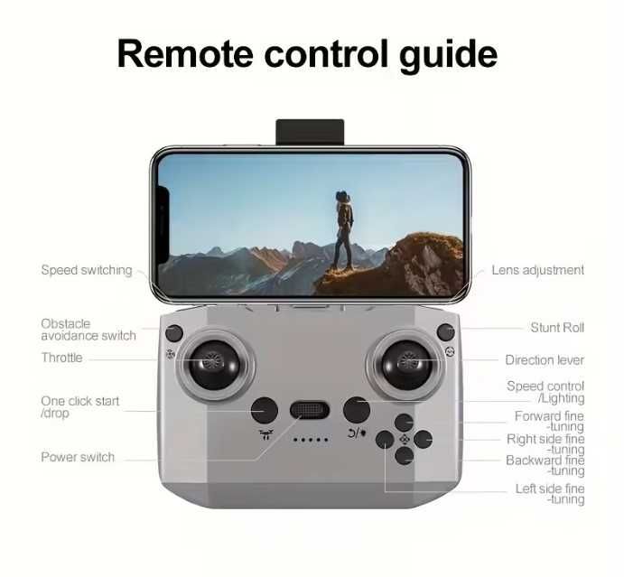 Мини дрон квадрокоптер