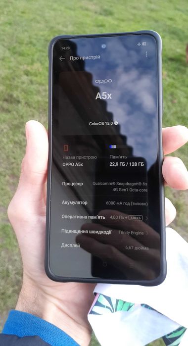 Продам Oppo a5x android 15