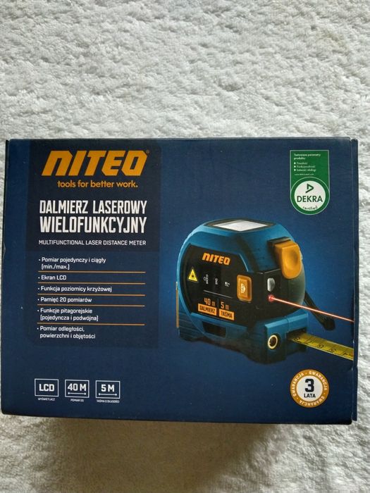 Dalmierz laserowy wielofunkcyjny niteo nowy