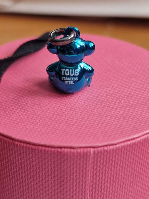 Tous Bold miś zawieszka niebieska