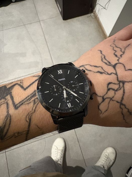 Fossil FS5699 – czarny zegarek męski Chronograph